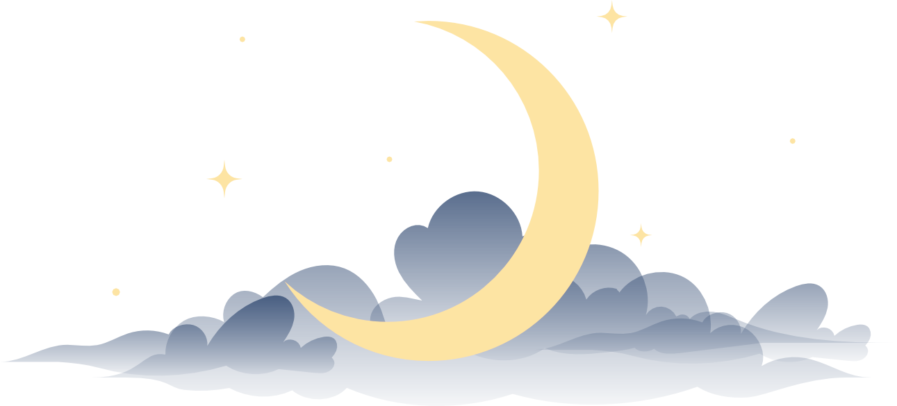 Moon, Stars and Clouds Moondrift Logo